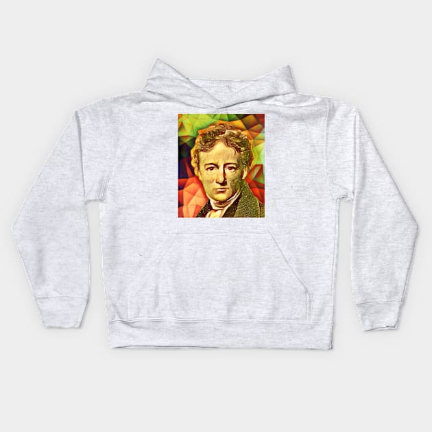 Charles Lamb Snow Portrait | Charles Lamb Artwork 15 Kids Hoodie by JustLit